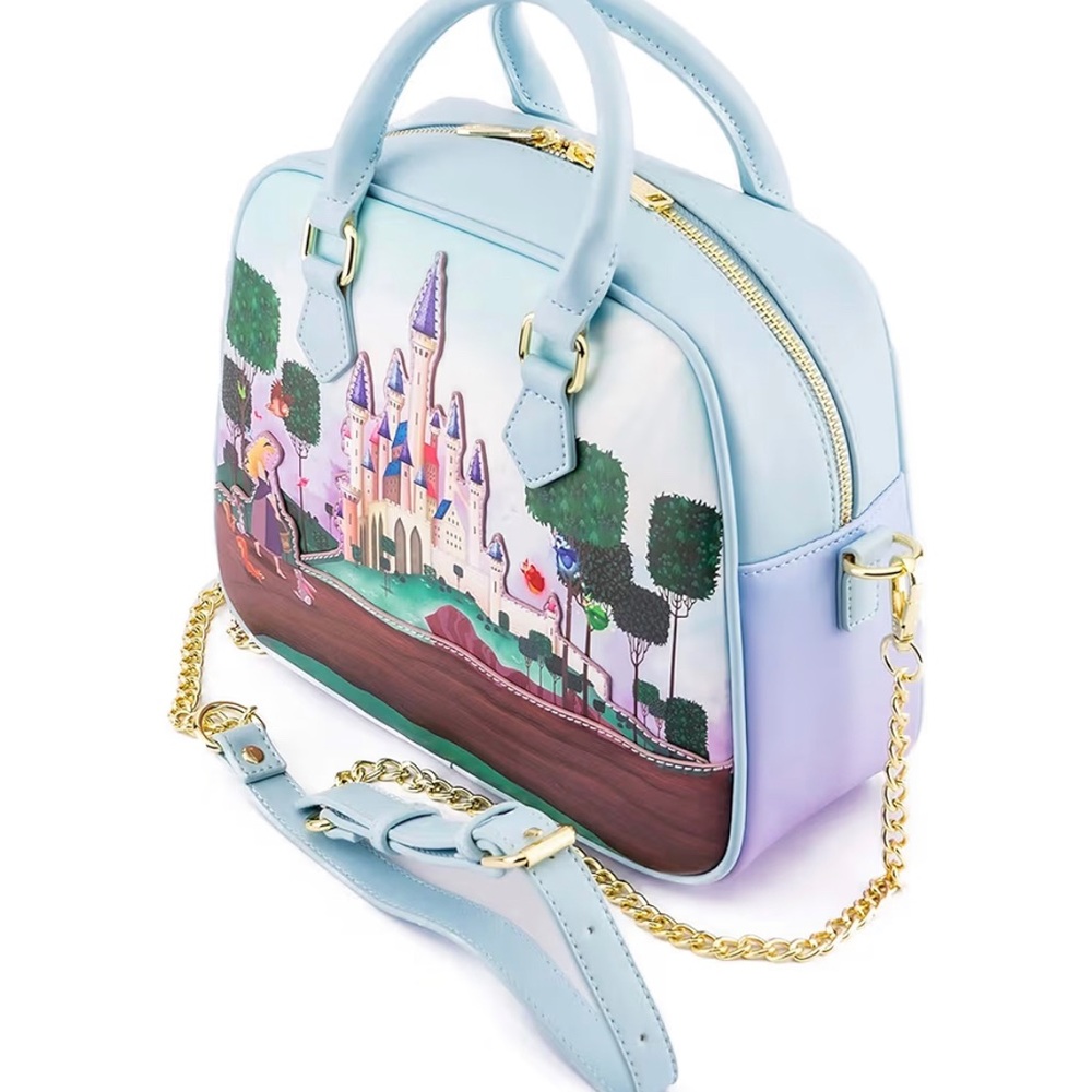 Loungefly Disney Sleeping Beauty Castle Crossbody Bag - Picture 11 of 13